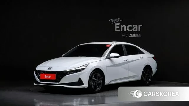 Hyundai Avante (CN7) 2023 Белый из Кореи