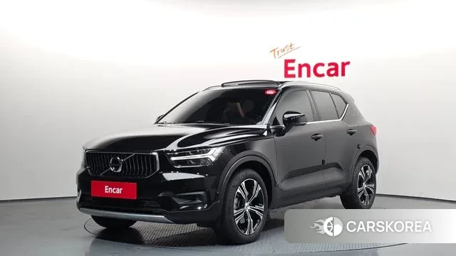 Volvo XC40 2022 Черный из Кореи