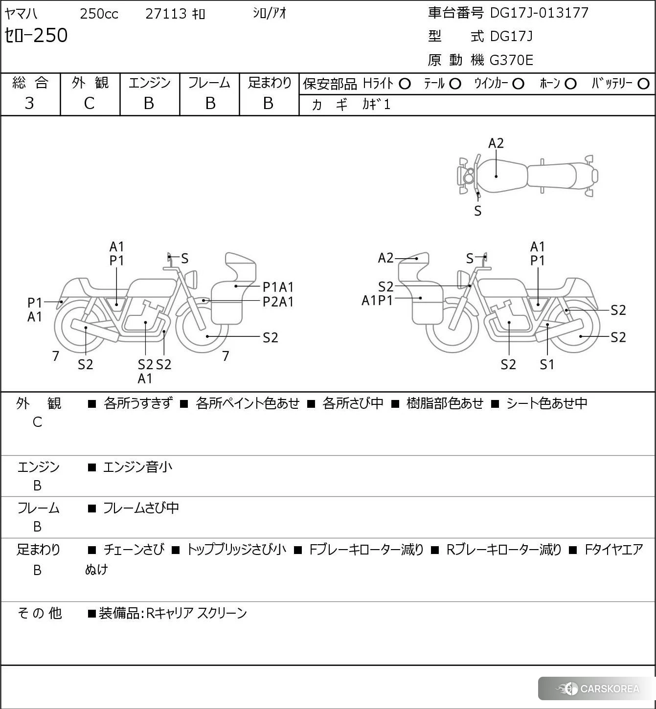 Yamaha SEROW 250 2014 из Японии, фото 5