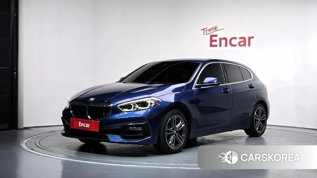 BMW 1 Series (F40) 2020 Синий из Кореи