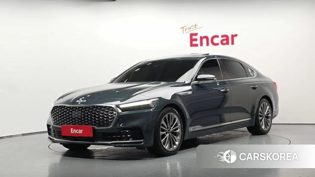 Kia The New K9 2nd generation 2022 Небесно-голубой из Кореи