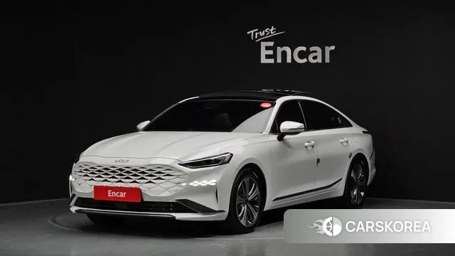 Kia K8 Hybrid 2021 Белый из Кореи