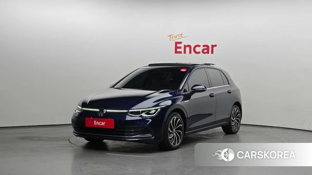 Volkswagen Golf 8th Generation 2022 Синий из Кореи