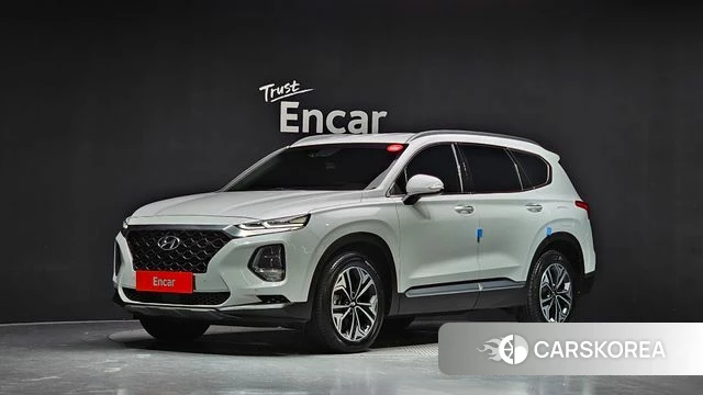 Hyundai Santa Fe TM 2019 Белый из Кореи