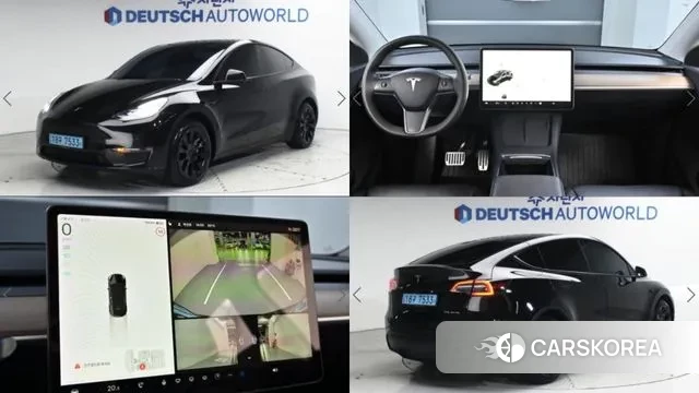 Tesla Model Y 2021 Черный из Кореи