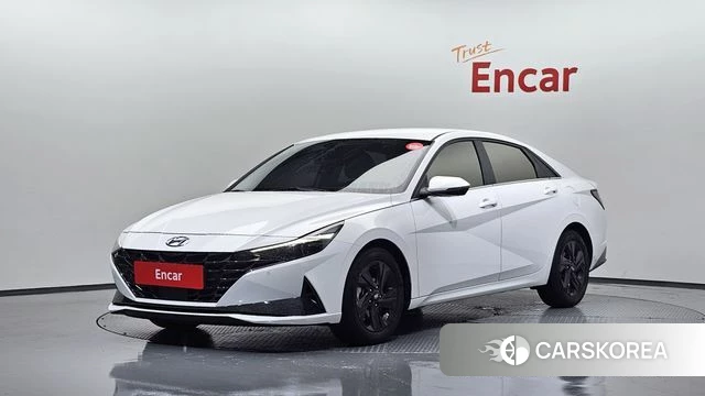 Hyundai Avante (CN7) 2022 Белый из Кореи