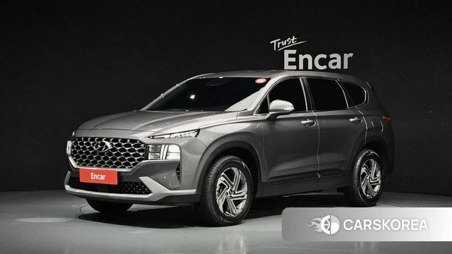 Hyundai The New Santa Fe 2022 Серый из Кореи