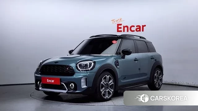 Mini Cooper S Countryman 2023 Небесно-голубой из Кореи