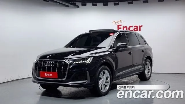 Audi Q7 (4M) 2020 Черный из Кореи