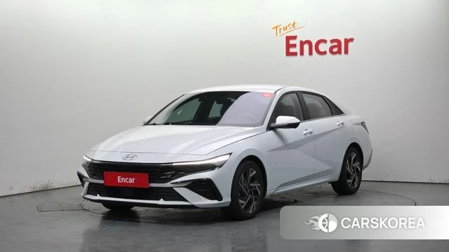 Hyundai The New Avante Hybrid (CN7) 2024 Белый из Кореи
