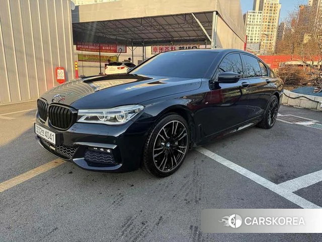 BMW 7 Series (G11) 2018 Синий из Кореи