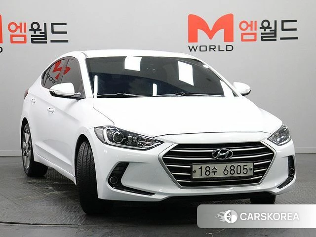 Hyundai Avante AD 2018 Белый из Кореи