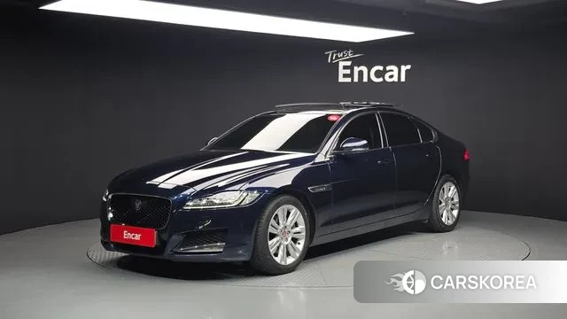 Jaguar XF (X260) 2020 Синий из Кореи