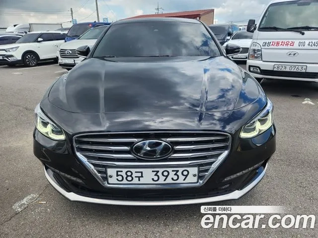 Hyundai Grandeur IG Hybrid 2018 Черный из Кореи