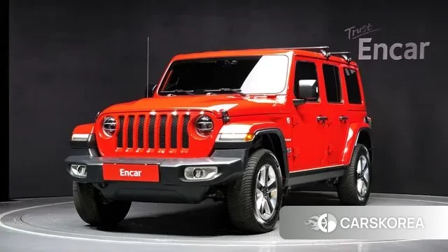 Jeep Wrangler (JL) 2018 Красный из Кореи