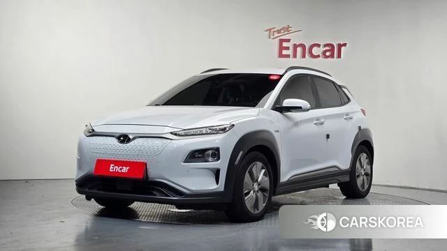 Hyundai Kona Electric 2019 Белый из Кореи