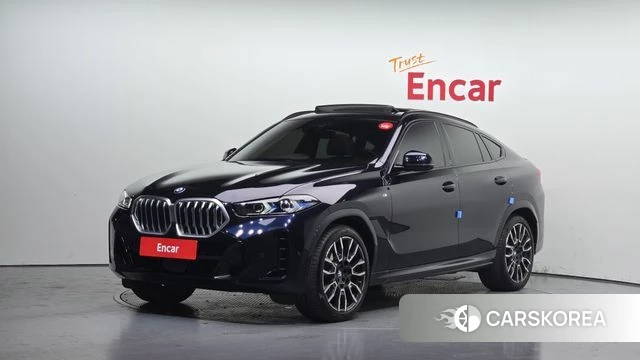 BMW X6 (G06) 2024 Черный из Кореи
