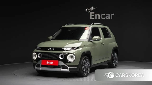 Hyundai Casper 2022 Светло-зеленый из Кореи