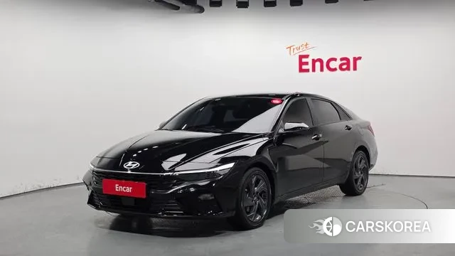 Hyundai The New Avante (CN7) 2023 Черный из Кореи