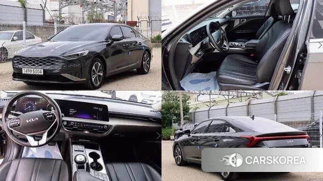 Kia K8 Hybrid 2021 Серый из Кореи