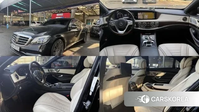Mercedes-Benz S-Class W222 2018 Черный из Кореи