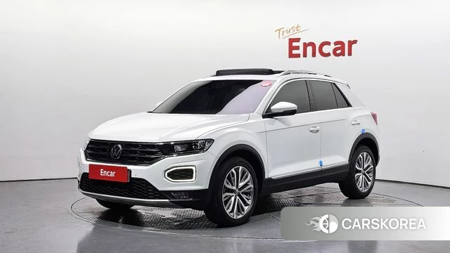 Volkswagen T-Roc 2021 Белый из Кореи