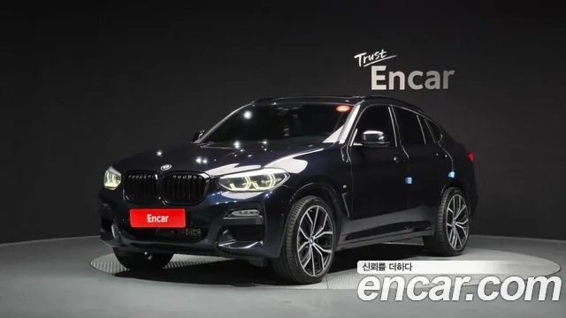 BMW X4 (G02) 2019 Черный из Кореи