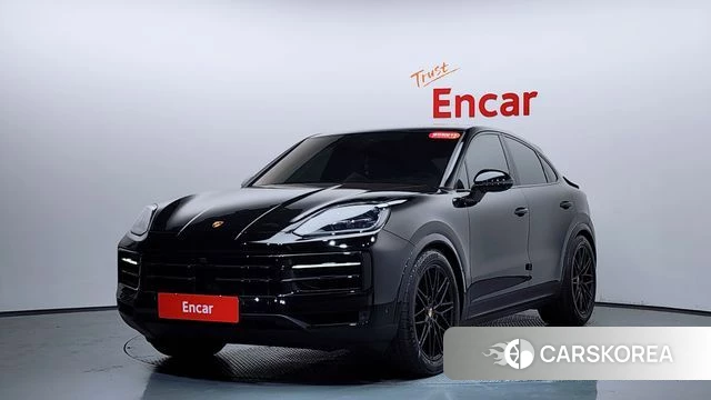 Porsche Cayenne (PO536) 2023 Черный из Кореи