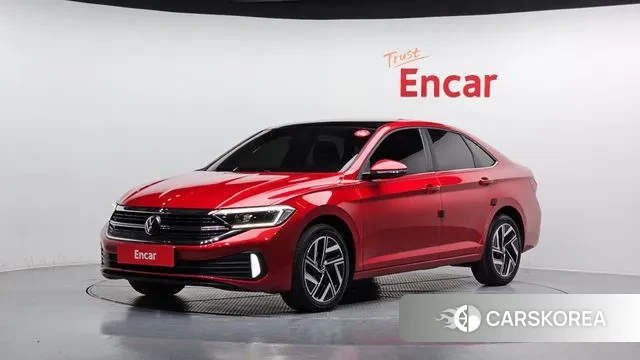 Volkswagen 7th Generation of Jetta 2022 Красный из Кореи