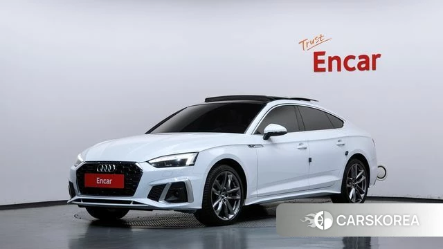 Audi A5 (F5) 2020 Белый из Кореи