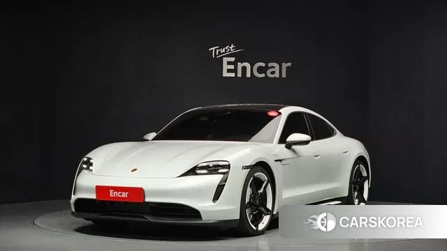 Porsche Taycan 2022 Белый из Кореи