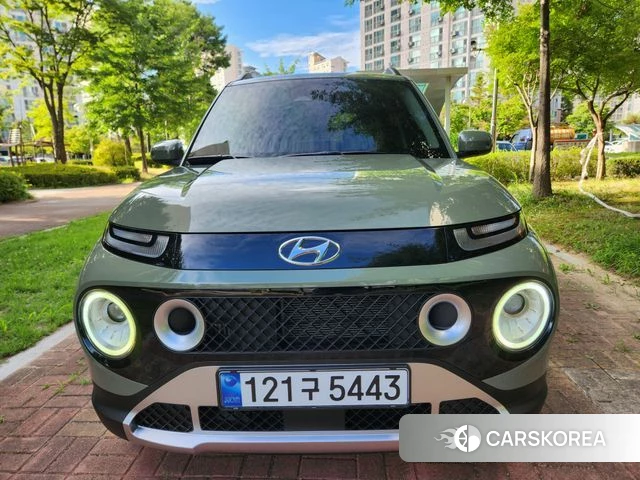 Hyundai Casper 2022 Светло-зеленый из Кореи