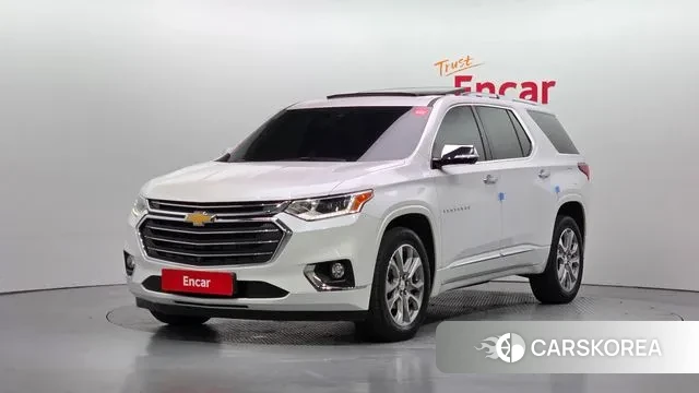 Chevrolet (GM Daewoo) Traverse 2021 Белый из Кореи