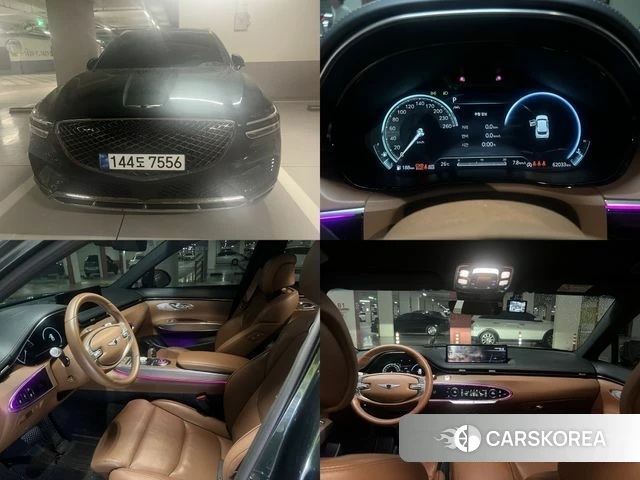 Genesis GV70 2021 Темно-зеленый из Кореи