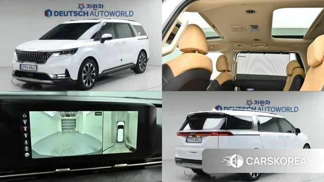 Kia Carnival 4th generation 2023 Белый из Кореи