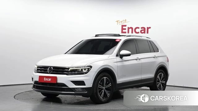 Volkswagen Tiguan second Generation 2020 Белый из Кореи