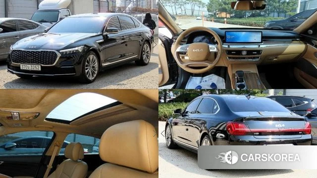 Kia The New K9 2nd generation 2021 Черный из Кореи