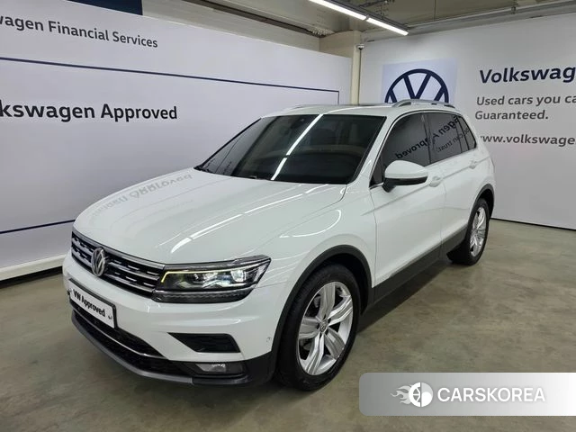 Volkswagen Tiguan second Generation 2020 Белый из Кореи