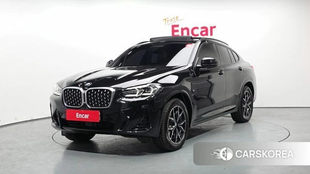 BMW X4 (G02) 2023 Черный из Кореи