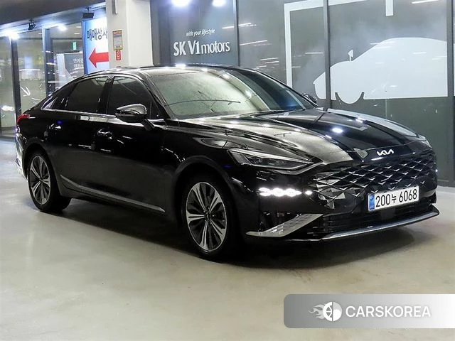 Kia K8 Hybrid 2023 Черный из Кореи