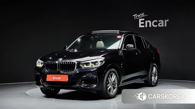 BMW X4 (G02) 2020 Черный из Кореи