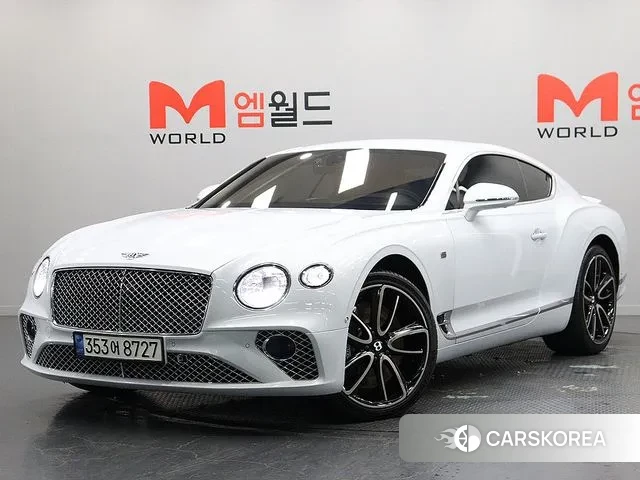 Bentley Continental GT 3rd Generation 2018 Белый из Кореи