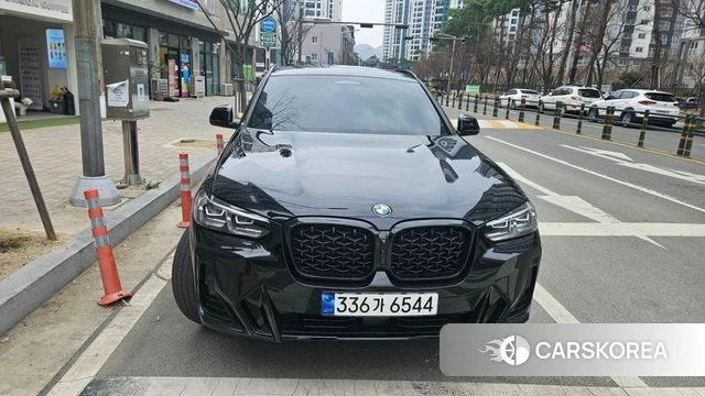 BMW X4 (G02) 2023 Черный из Кореи