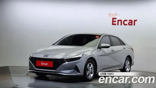 Hyundai Avante (CN7) 2021 Серебристо-серый из Кореи