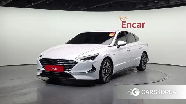 Hyundai Sonata Hybrid (DN8) 2019 Белый из Кореи