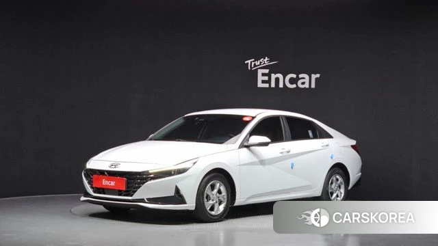 Hyundai Avante (CN7) 2022 Белый из Кореи