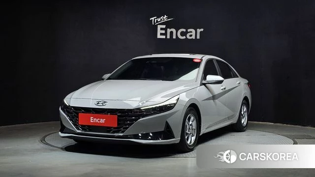 Hyundai Avante (CN7) 2021 Серебристо-серый из Кореи
