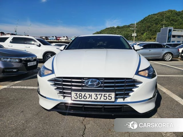 Hyundai Sonata (DN8) 2019 Белый из Кореи