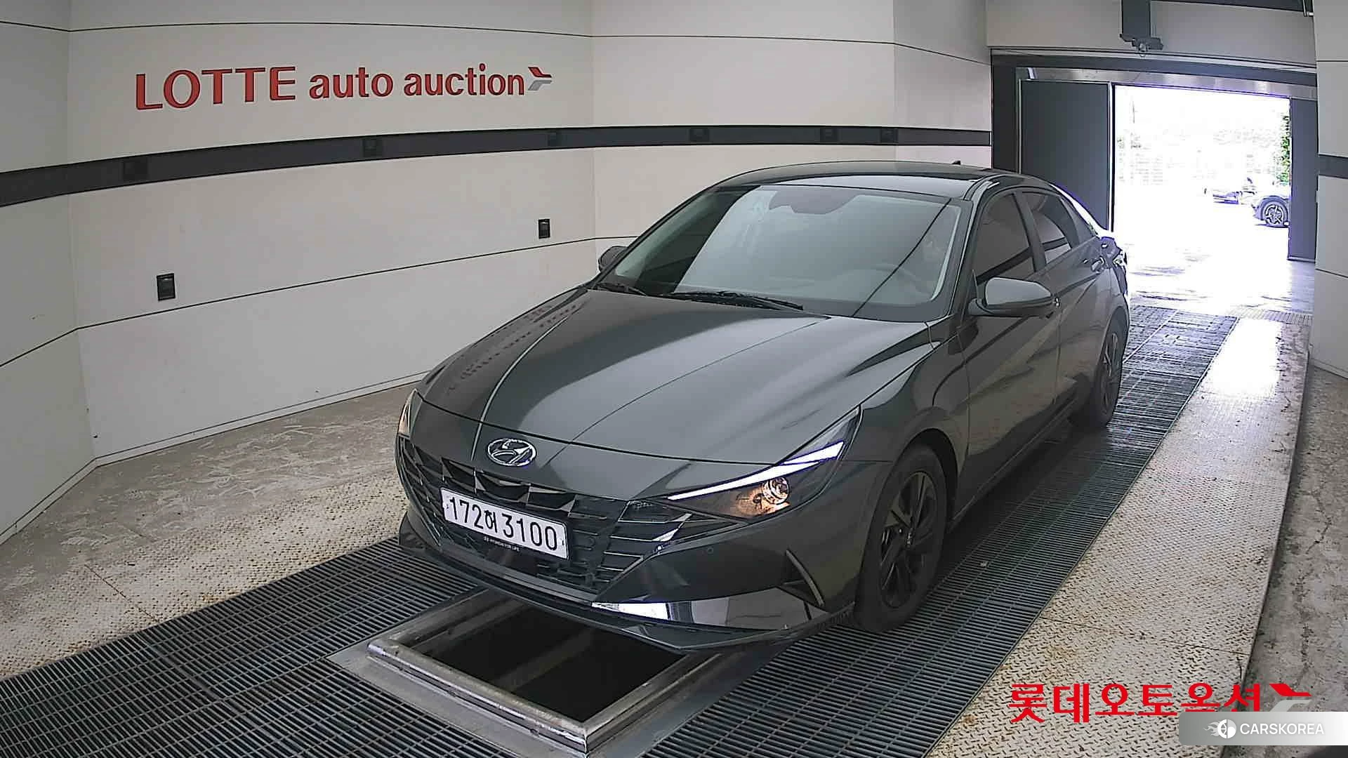 Hyundai Avante 2023 Amazon Grey Metallic из Кореи