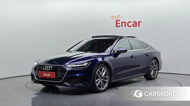 Audi A7 (4K) 2021 Синий из Кореи